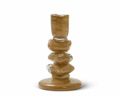 Jakobsdal caramella ljusstake beige