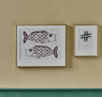 House doctor fisk wall art fisk tavla burgundy