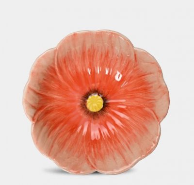 sagaform poppy skål 18cm röd byon