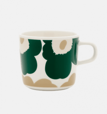marimekko grön mugg 2 dl
