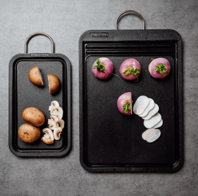 global skärbräda plast svart 2-pack