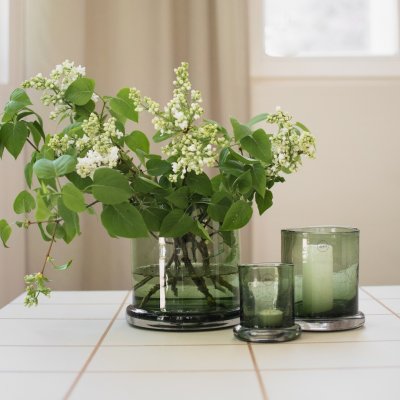 bubble ljuslykta grön