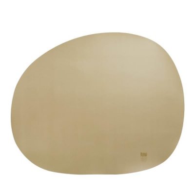 Bordstablett Organisk form 41x33,5cm beige