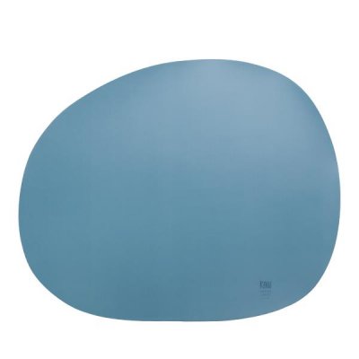 Bordstablett Organisk form 41x33,5cm blå
